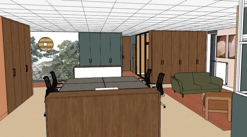 Maquette plateau bureau — Espace professionnel : 5 expertises pour maîtriser le projet — Nolwenn Kevell