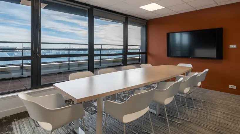 Petite salle de réunion — Bureaux de direction — Chambre des Métiers, Rennes — Nolwenn Kevell, architecte d’intérieur — vue 8