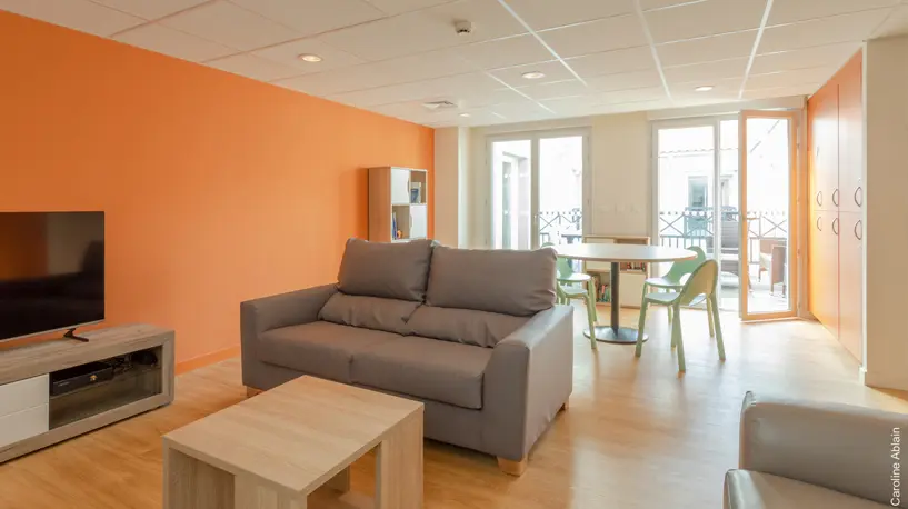 Vue 1 salon & activités — Maison des enfants, Pornic — design d’espace, Nolwenn Kevell