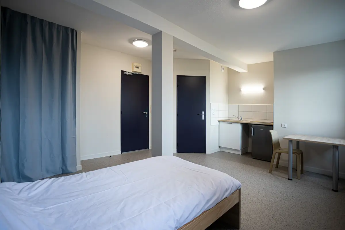 Résidence Habitat Jeunes, Fougères — Nolwenn Kevell, architecte d’intérieur — vue 3
