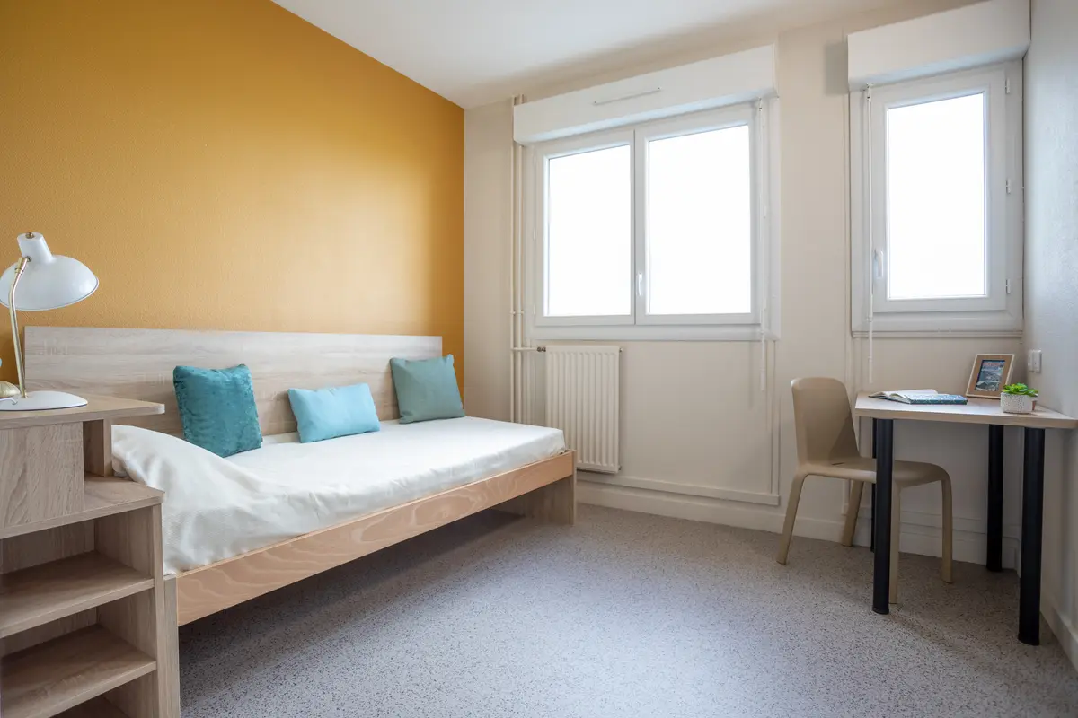 Résidence Habitat Jeunes, Fougères — Nolwenn Kevell, architecte d’intérieur — vue 6